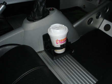 Coffee Cup in cup holder