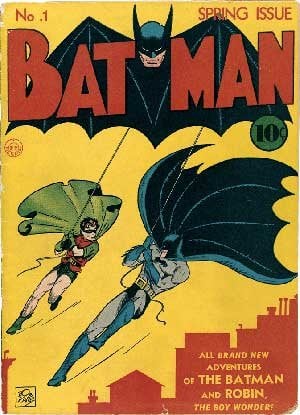Bat man Comic Book cover