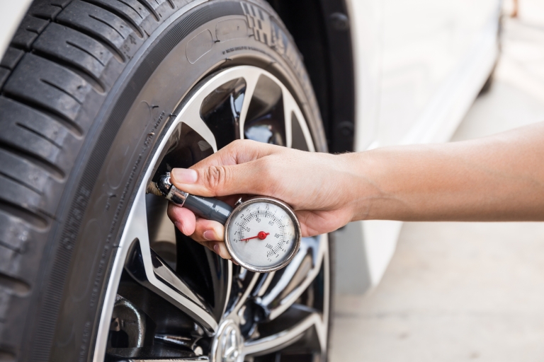 Check your tire pressure