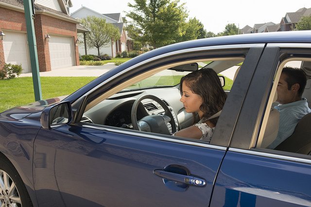 Checking mirrors before backing up