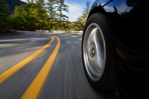 Double Yellow Lines on the road