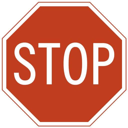 Stop sign