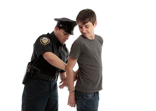 Getting arrested.